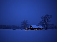 pic for snow house christmas 